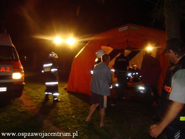 Nocne manewry powiatowe - Tartak 2009